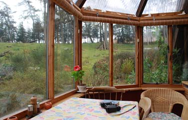 Granary accommodation - balcony